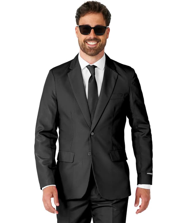Mr. Solid jakkesæt sort mand Suitmeister™