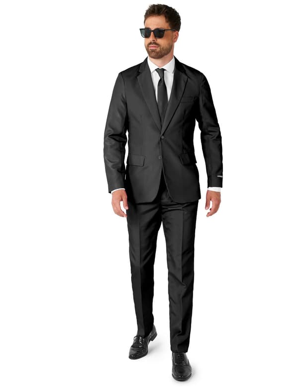 Mr. Solid jakkesæt sort mand Suitmeister™