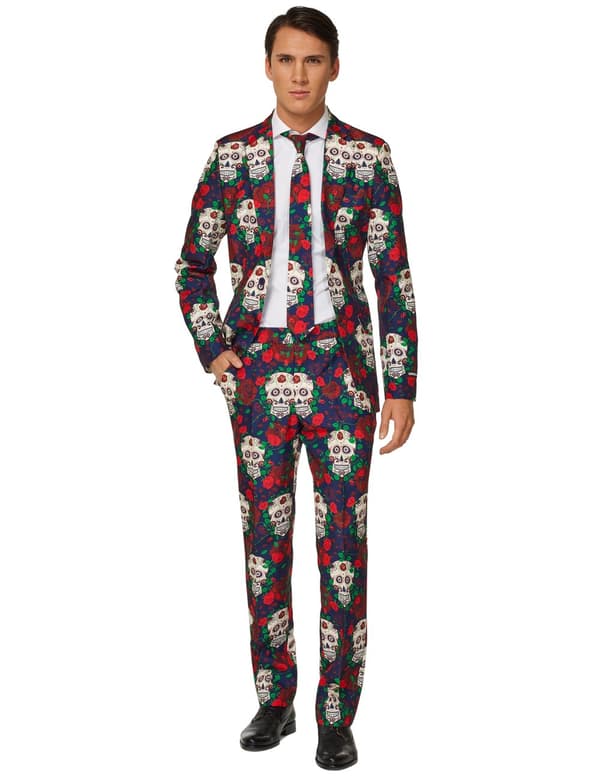 Mr. Skull Day of the dead Suitmeister™-puku miehelle