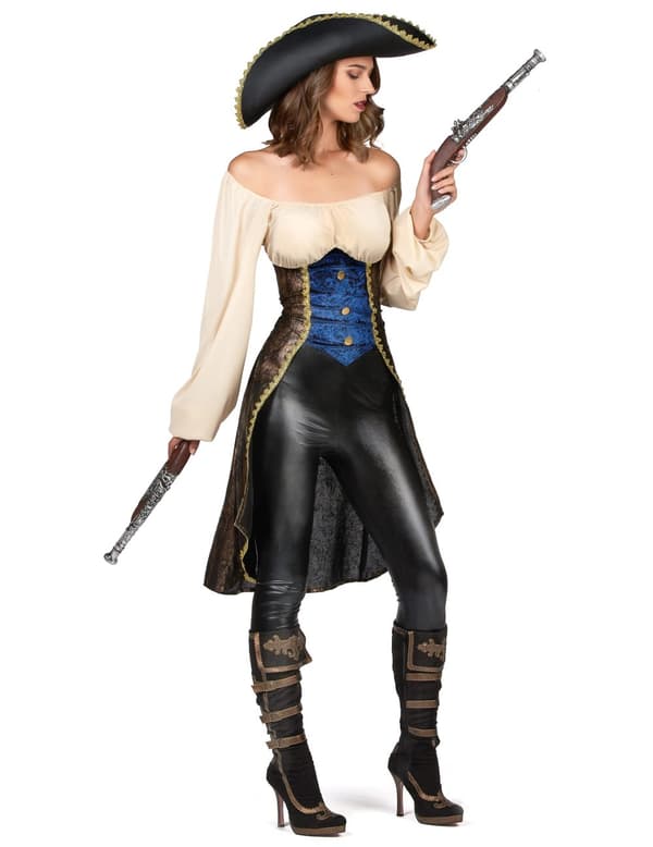 Mrs. Jackson piratkostume til kvinder
