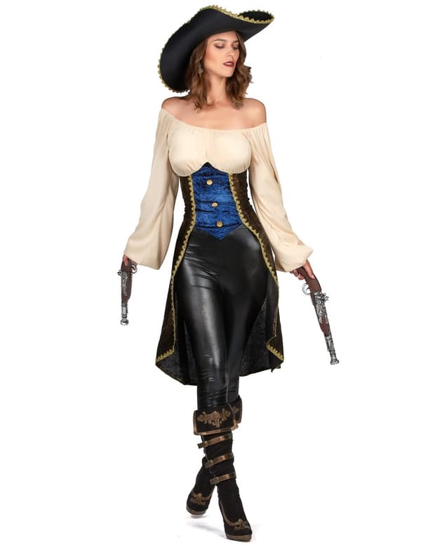 Mrs. Jackson piratkostume til kvinder