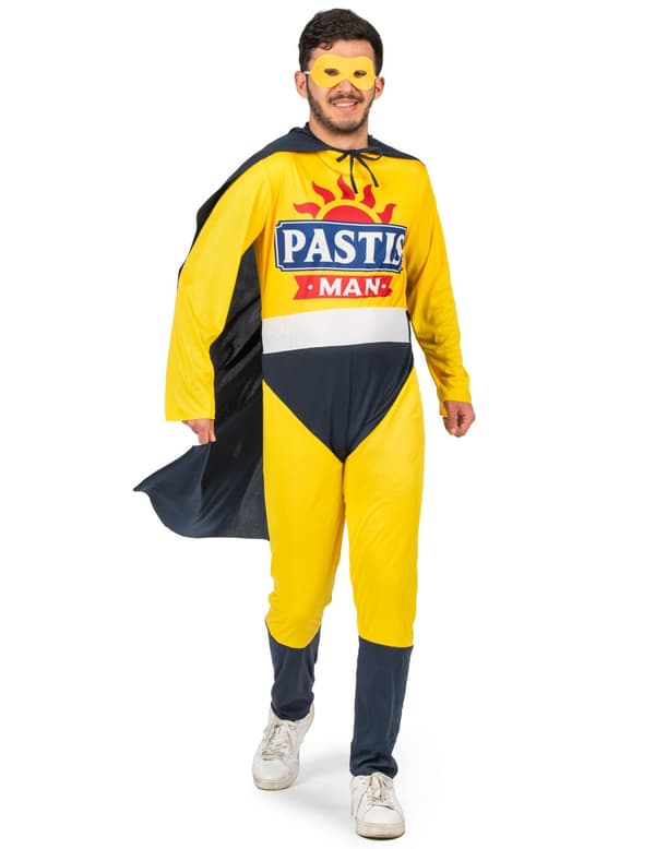 Super Pastis Man-kostyme. Size-One size