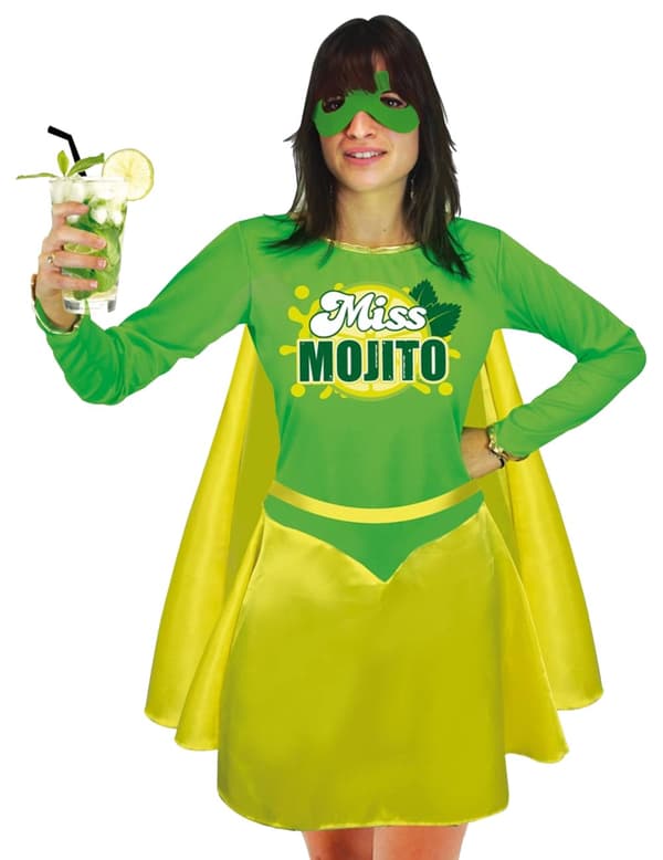 Miss Mojiton naamiaisasu naiselle. Size-One size