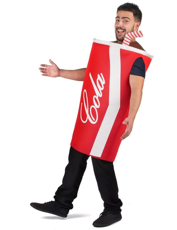 Cola-kostyme for voksne. Size-Medium