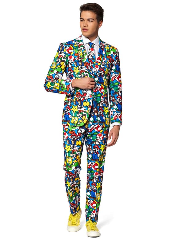 Opposuits™ herr Super Mario vuxen M / L (EU 52)