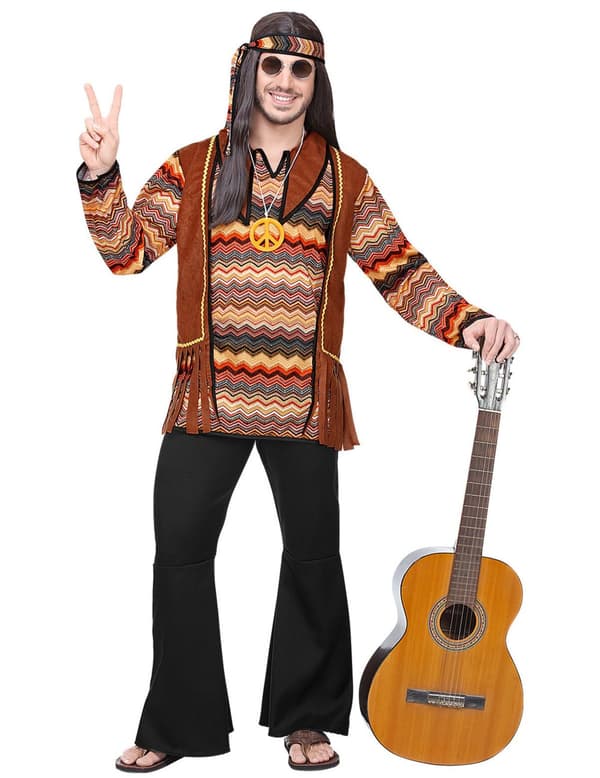 Naturlig hippiekostyme for menn