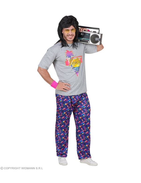 80'er beach boy kostume - mand