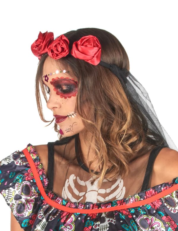 Dia De los muertos kostume kvinde