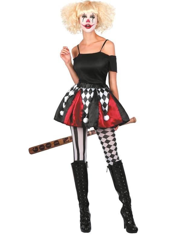 Harlekin nederdel kostume
