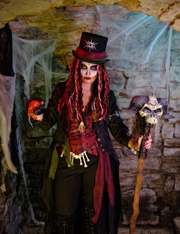 Voodoo troldmand kostume til kvinder