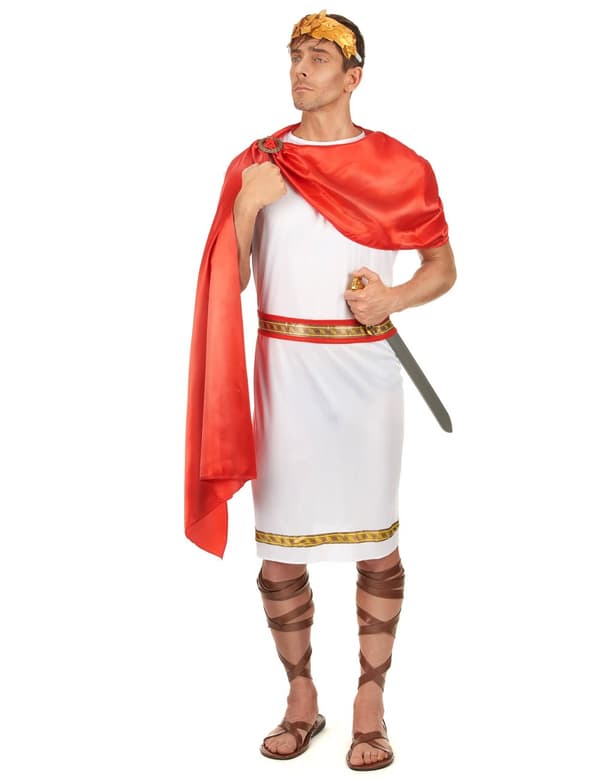 Romersk kostume med krone stor størrelse mand. Size-XXL