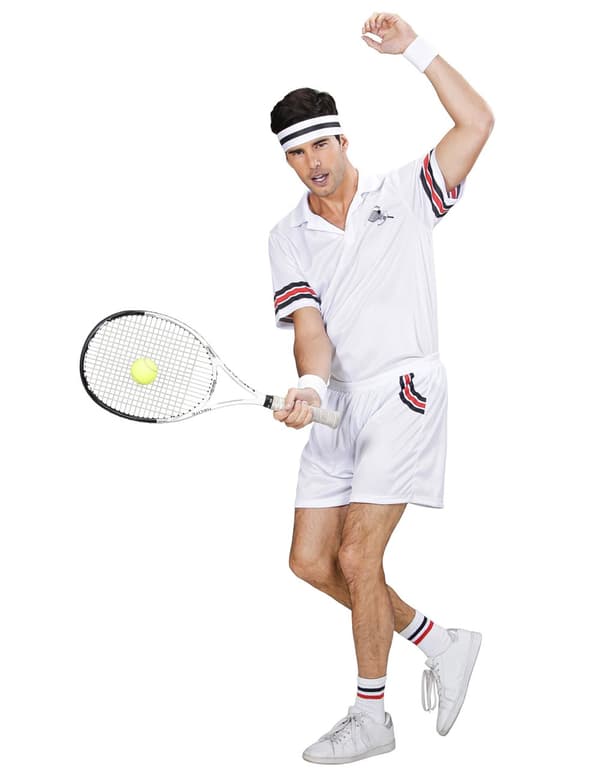 Tennisspiller kostume - voksen