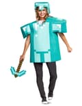 Miniatyrbilde 4 av 4: Minecraft™ kostyme med rustning for voksne. Size-One size