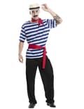 Miniatyrbilde 5 av 8: kostyme som gondolier for voksne