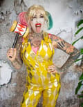 Miniatyrbillede 8 af 8: Harley Quinn Birds of Prey™ Jumpsuit til kvinder