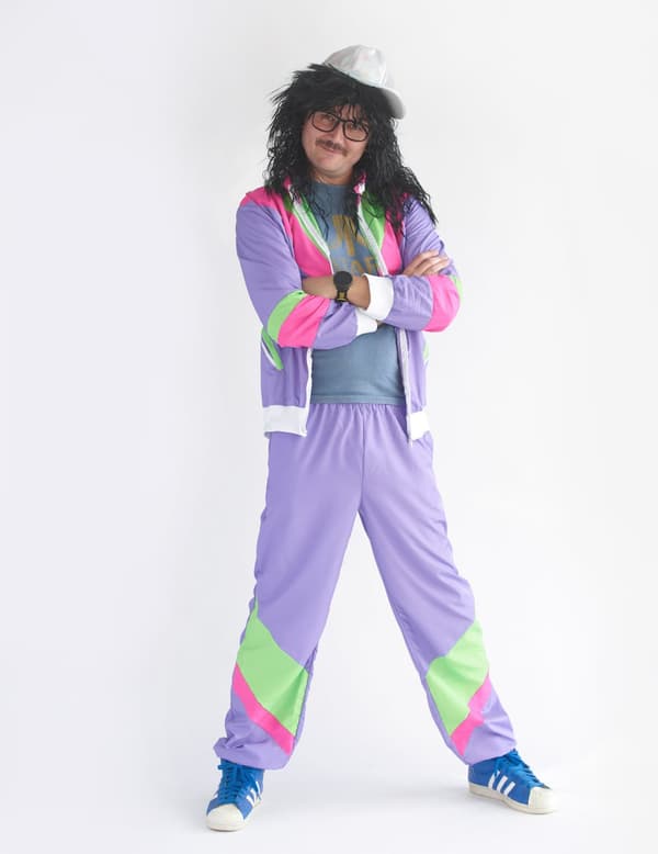 Retro joggedress for menn i kostyme