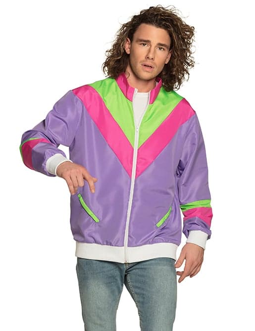 Retro joggejakke for menn