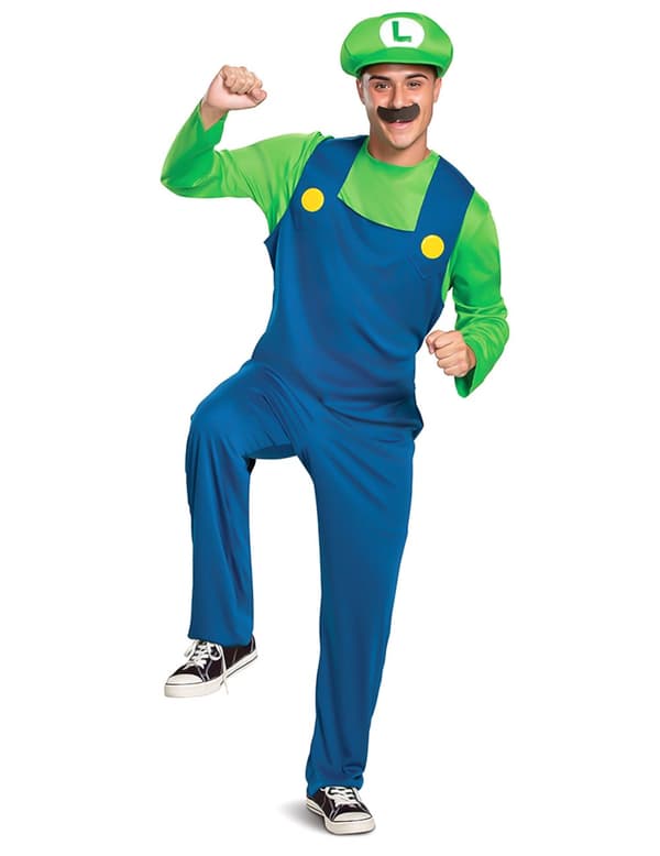Luigi™ klassisk kostyme for voksne