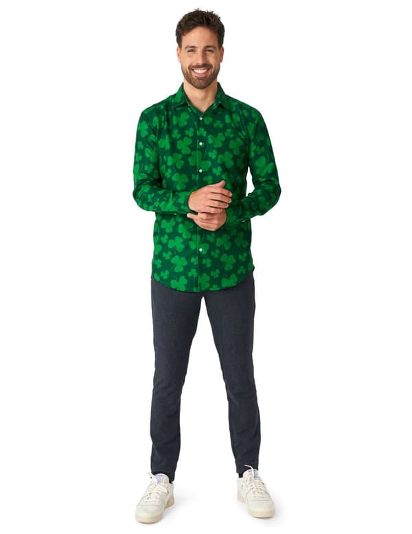 Saint Patrick Suitmeister™ kløverskjorte til mænd
