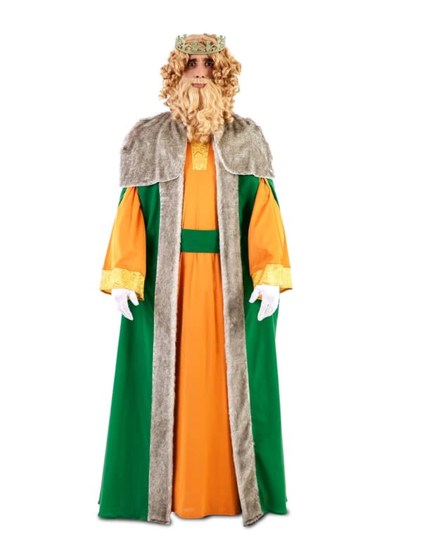 Maguskongen Gaspard i luksusgul voksenkostyme. Size-M/L (52)