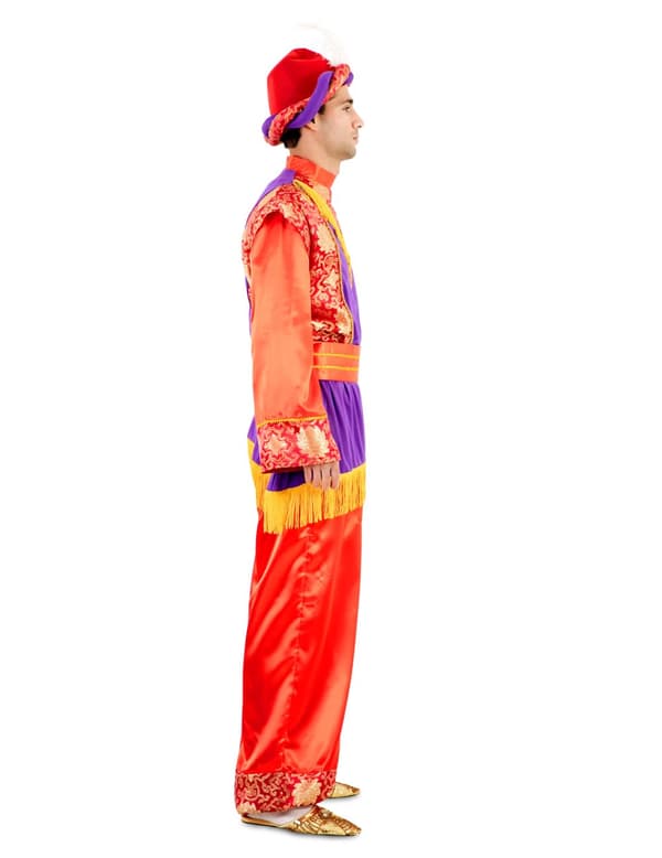 Punainen Sultan Magus King -asu aikuisille. Size-M/L (52)