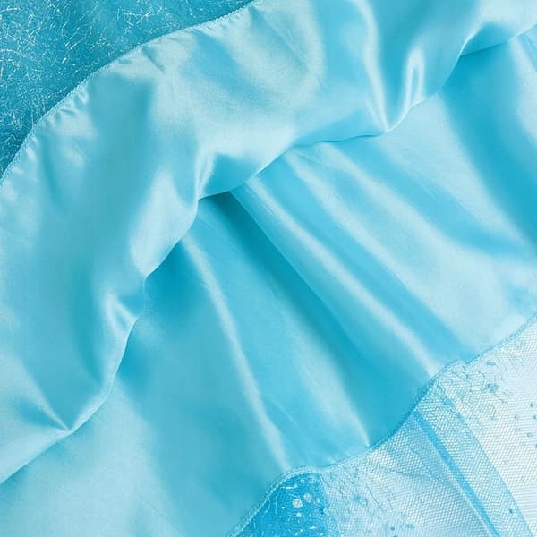 ELSA KOSTUME ELZA DISGUISEKJOLE FRANSK TIL KARNEVALSBALL 122/128