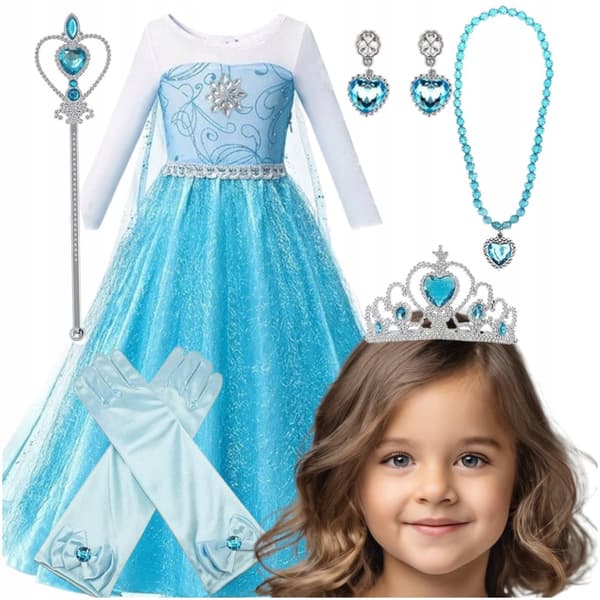 ELSA-PUKU ELZA NAMIKEPUKU RANSKA CARNIVAL BALLILLE 122/128