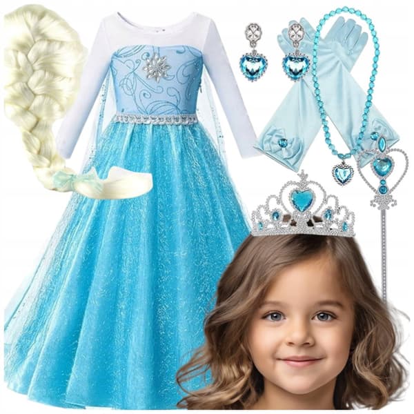ELSA-PUKU ELZA DISGUISE MEKO RANSKA CARNIVAL BALLiin 104/110