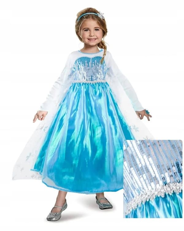 Elsa Frozen Costume Frozen Dress Prom 98-104
