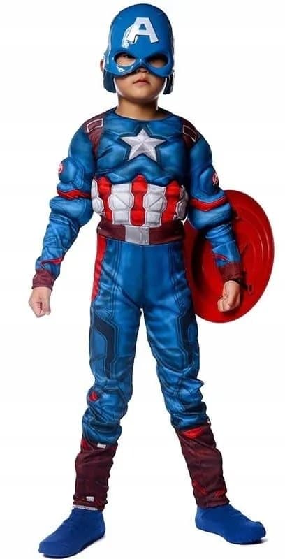 Captain America Shield Mask Ball Costume Carnival 120/130