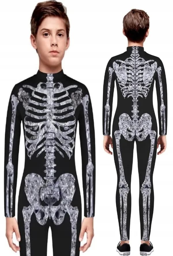 Skeleton Skeleton Death Phantom Halloween -asu 122/128