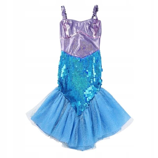 Havfrue Ariel kostume karneval kostume fancy kjole 120