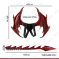 Miniatyrbild 2 av 4: TD® Halloween dekoration Kids Dragon Wings Tail Mask Set