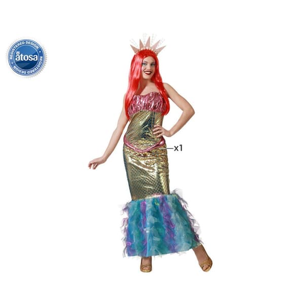 Kostyme voksne Sirene XS/S
