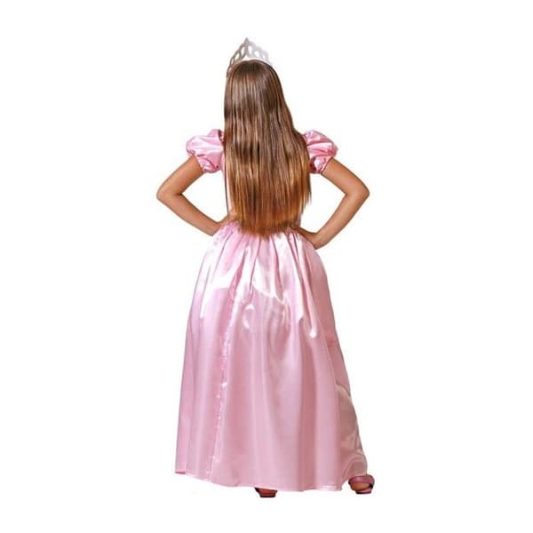 Kostym Flicka Prinsessan Aurora Rosa
