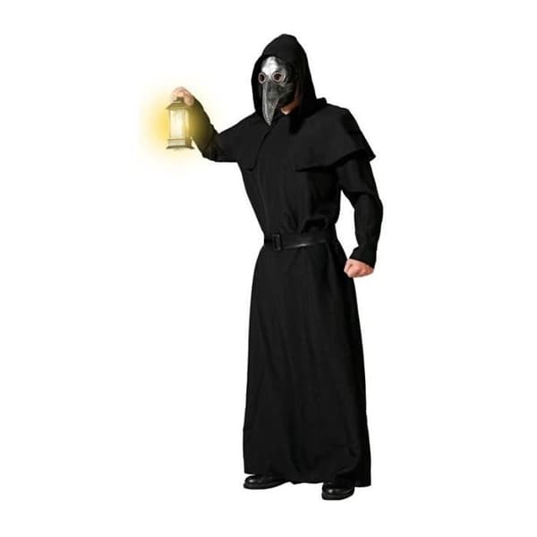 Maskerad Kostym Man Pestdoktor - ATOSA - Halloween - Svart - Vuxen