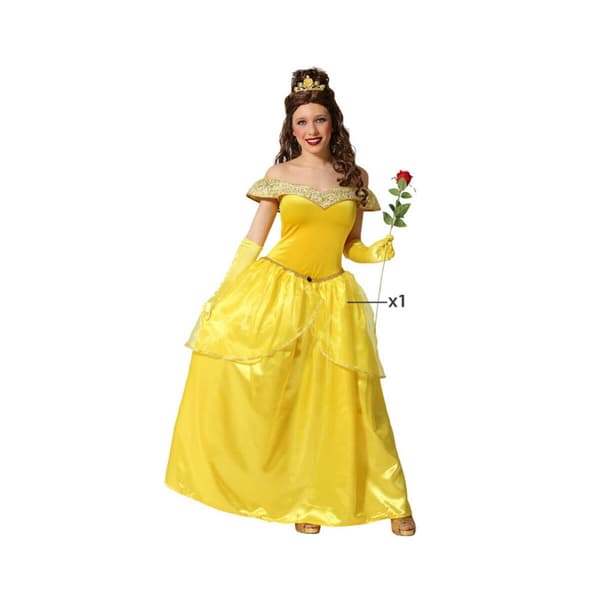 Kostume til voksne Gylden Prinsesse - XL