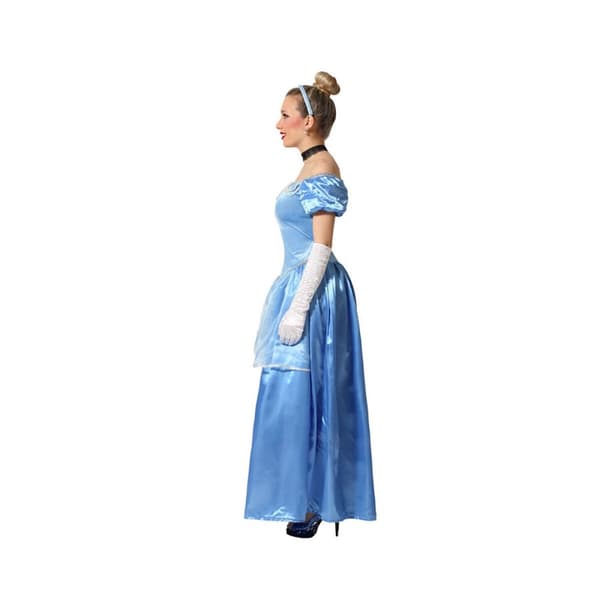 Aikuisten asut Prinsessa Sininen - XL