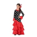 Miniatyrbild 1 av 4: Flamenco-kostym med röda prickar - ATOSA - Flicka 3-4 år - Flerfärgad - Klänning - Inomhus