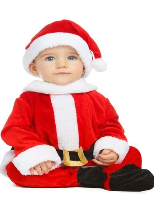 Söt jultomtedräkt för baby