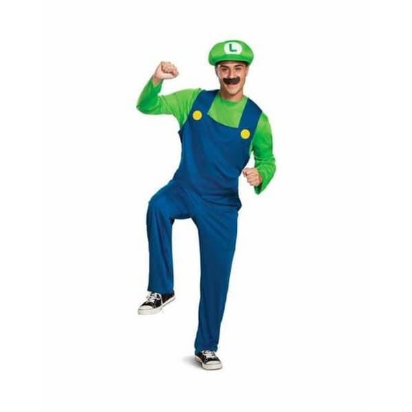 Kostume til voksne Luigi super mario bros. L/XL