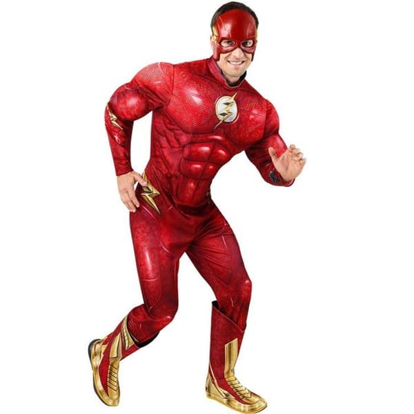 Deluxekostym Flash för vuxna