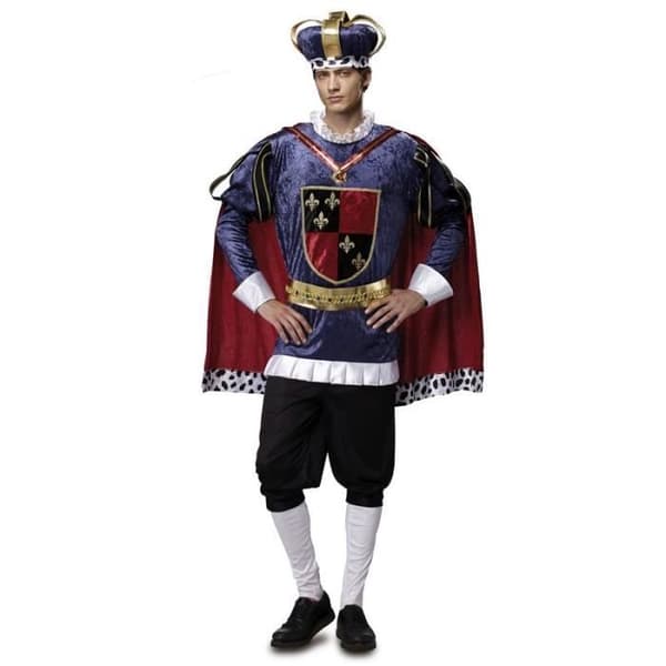 Lyxig kungdräkt för män - storlek XL