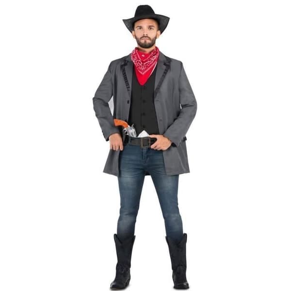 MITT ANDRA MIG ROLIGA FÖRETAG, SL. Rebel Cowboy kostym. XL. Vuxen