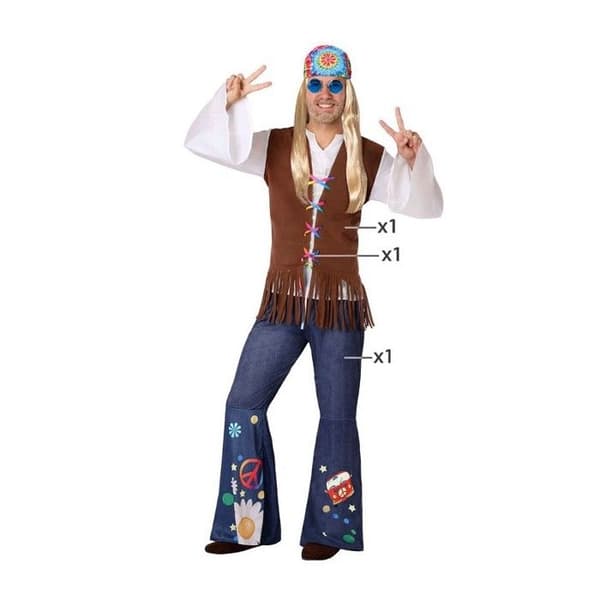 Hippiedräkt för män