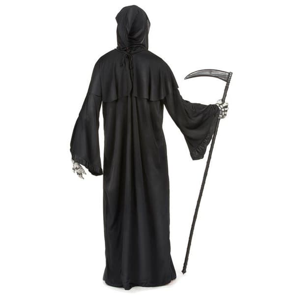 Dödens skyddsdräkt - LITEN CLOWN - Storlek S/M - Halloween - Vuxen Svart