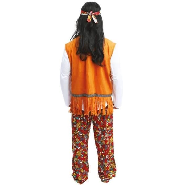 Hippie-kostym vuxen man - PTIT CLOWN - Storlek L/XL - Flerfärgad