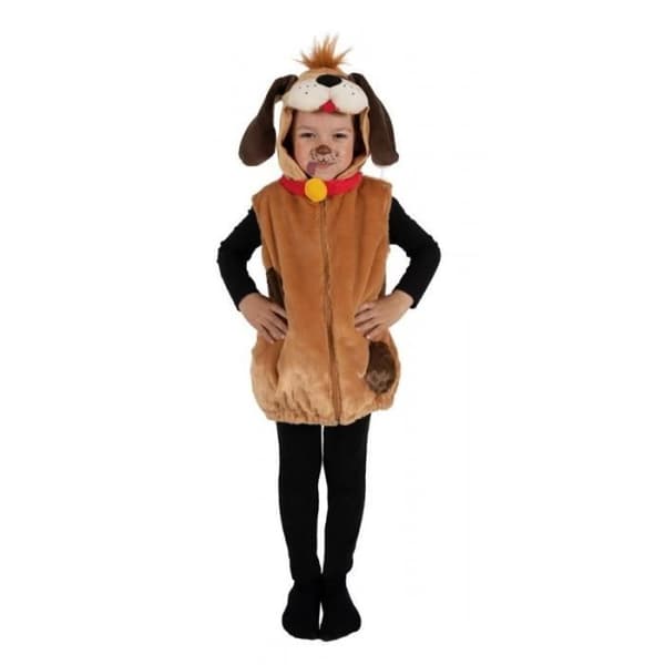 Barnhundskostym PtitClown - Brun