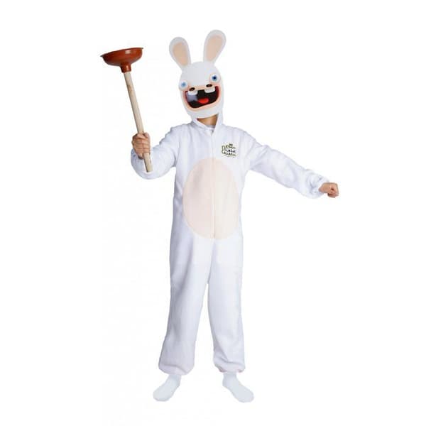 Kostym med Rabbids-mask för barn