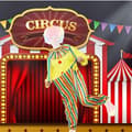 Miniatyrbild 2 av 4: Clownkostym - vuxen - Storlek S/M eller L/XL - Material: Polyester (Storlek: Storlek S/M)
